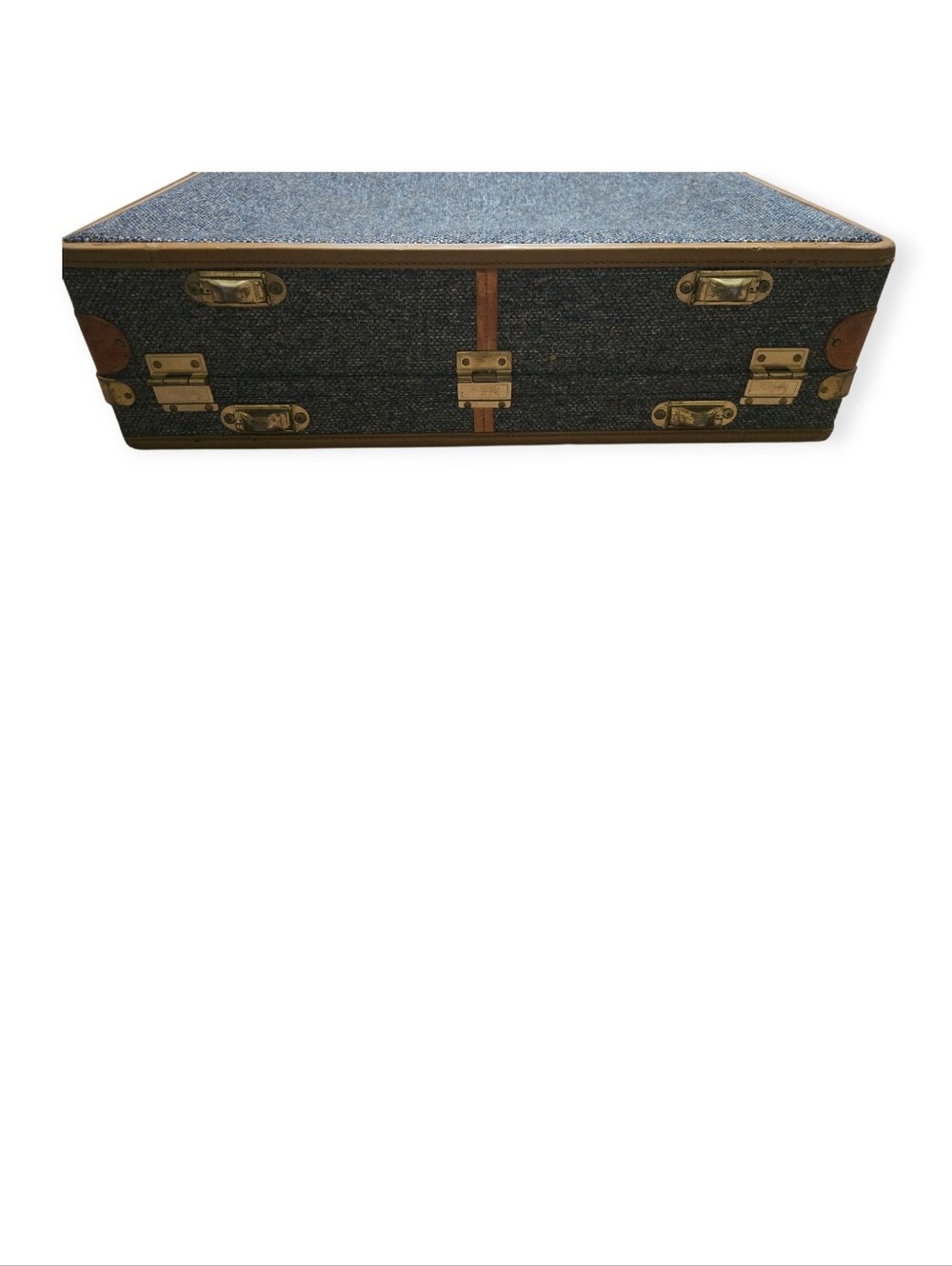 Vintage Hartmann Tweed/Leather Suitcase. - Picture 7 of 10